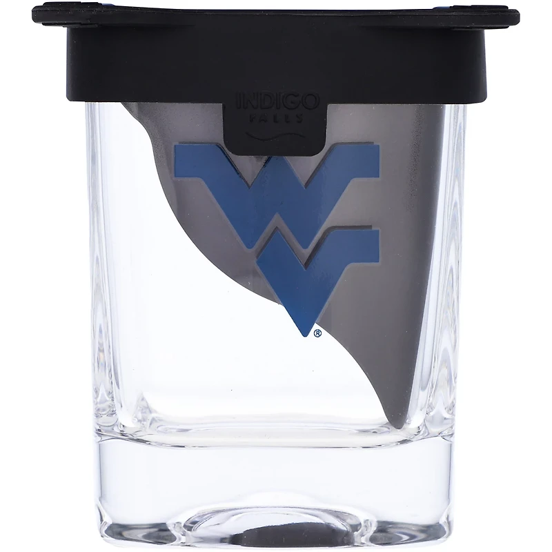 West Virginia Mountaineers 10oz Ice Wedge Glass