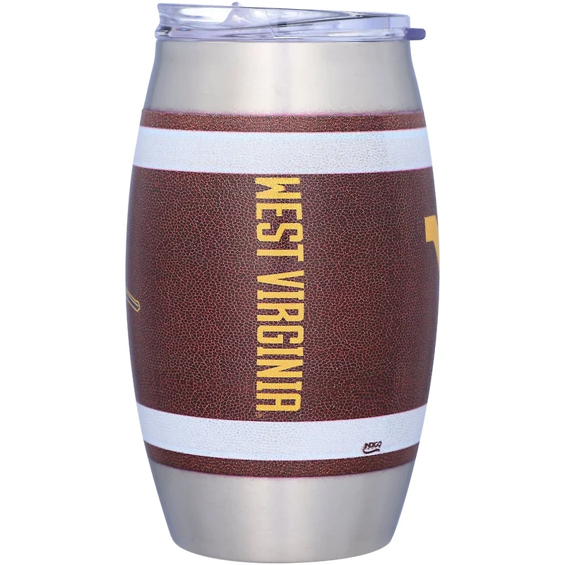 West Virginia Mountaineers 15oz Football Tumbler