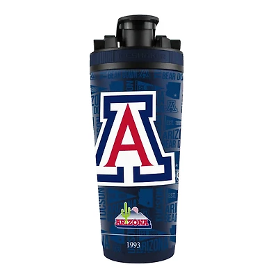 WinCraft Arizona Wildcats 26oz 4D Stainless Steel Ice Shaker Bottle