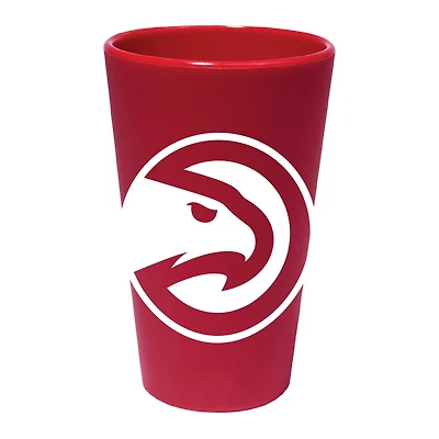 WinCraft Atlanta Hawks 16oz Team Color Silicone Pint Glass