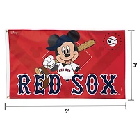 WinCraft Boston Sox Single-Sided 3' x 5' Deluxe Disney Flag