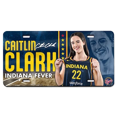 WinCraft Caitlin Clark Indiana Fever Laser-Cut License Plate