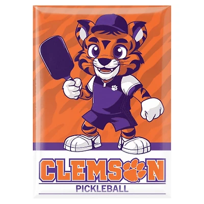 WinCraft Clemson Tigers 35" x 25" Pickleball Fridge Magnet