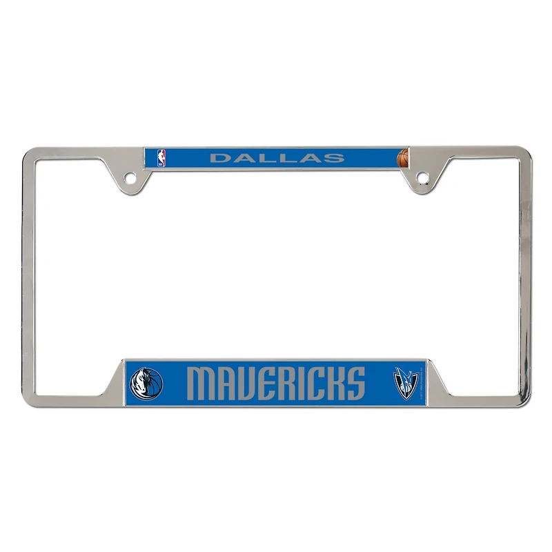WinCraft Dallas Mavericks Plated Metal License Plate Frame
