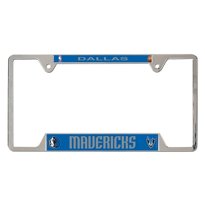 WinCraft Dallas Mavericks Plated Metal License Plate Frame