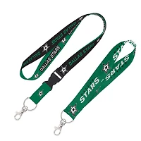 WinCraft Dallas Stars 2-Pack Lanyard with Detachable Buckle  Key Strap Set