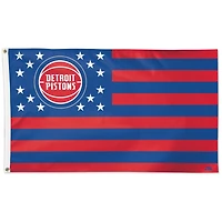 WinCraft Detroit Pistons 3' x 5' Stars  Stripes One-Sided Flag