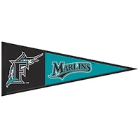 WinCraft Florida Marlins Cooperstown Collection 13" x 32" Retro Logo Pennant
