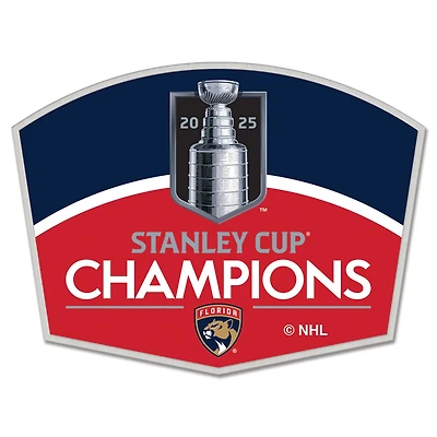WinCraft Florida Panthers 2025 Stanley Cup Champions Collector's Pin