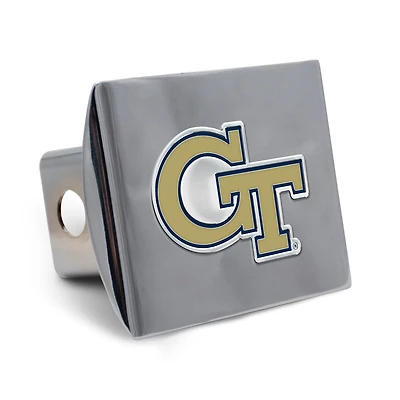 WinCraft Georgia Tech Jackets Premium Metal Hitch Cover