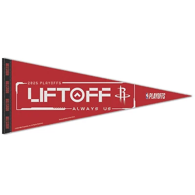 WinCraft Houston Rockets 2025 NBA Playoffs 12'' x 30'' Premium Pennant