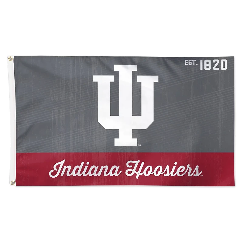 WinCraft Indiana Hoosiers 3 x 5 Single-Sided Retro Deluxe Flag