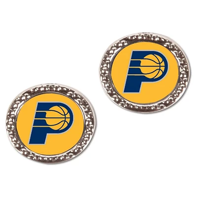 WinCraft Indiana Pacers Round Post Earrings