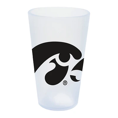 WinCraft Iowa Hawkeyes 16oz Icicle Silicone Pint Glass