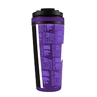 WinCraft Kansas State Wildcats 26oz 4D Stainless Steel Ice Shaker Bottle