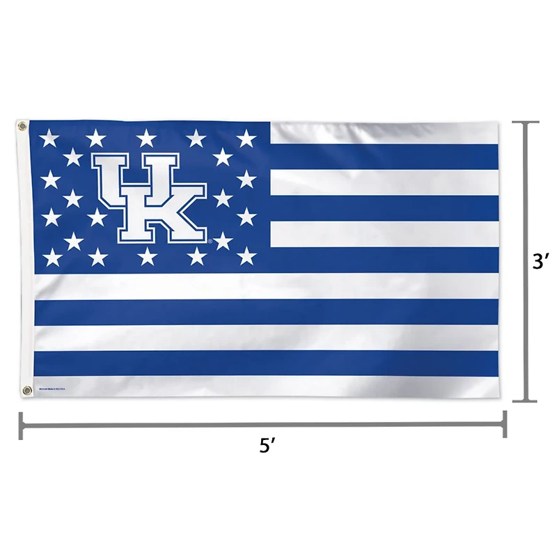 WinCraft Kentucky Wildcats Deluxe Stars  Stripes 3' x 5' Flag
