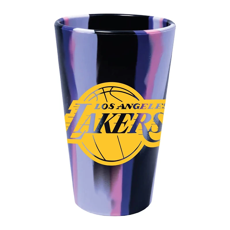 WinCraft Los Angeles Lakers 16oz Fashion Silicone Pint Glass