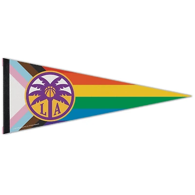 WinCraft Los Angeles Sparks 12 x 30 Pride Premium Quality Pennant