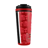 WinCraft Louisville Cardinals 26oz 4D Stainless Steel Ice Shaker Bottle