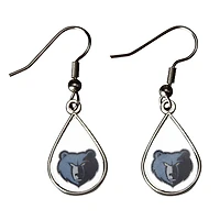 WinCraft Memphis Grizzlies Tear Drop Dangle Earrings