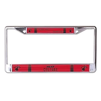 WinCraft Miami Heat 2024 25 City Edition Laser Cut Metal License Plate Frame