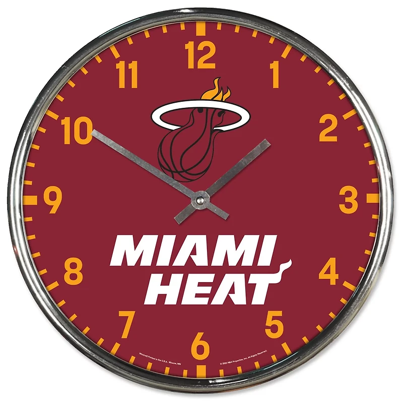 WinCraft Miami Heat Wall Clock