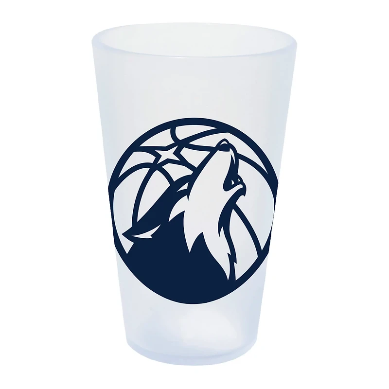 WinCraft Minnesota Timberwolves 16oz Icicle Pint Glass