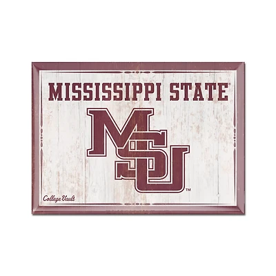 WinCraft Mississippi State Bulldogs College Vault 25" x 35" Metal Fridge Magnet