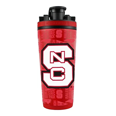 WinCraft NC State Wolfpack 26oz 4D Stainless Steel Ice Shaker Bottle