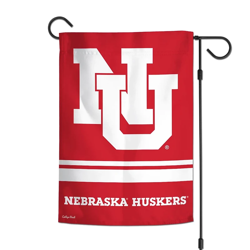 WinCraft Nebraska Huskers 12 x 18 Double-Sided College Vault Garden Flag