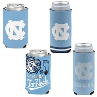 WinCraft North Carolina Tar Heels 4-Pack 12oz Can  Slim Can Cooler Set
