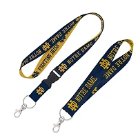 WinCraft Notre Dame Fighting Irish 2-Pack Lanyard with Detachable Buckle  Key Strap Set
