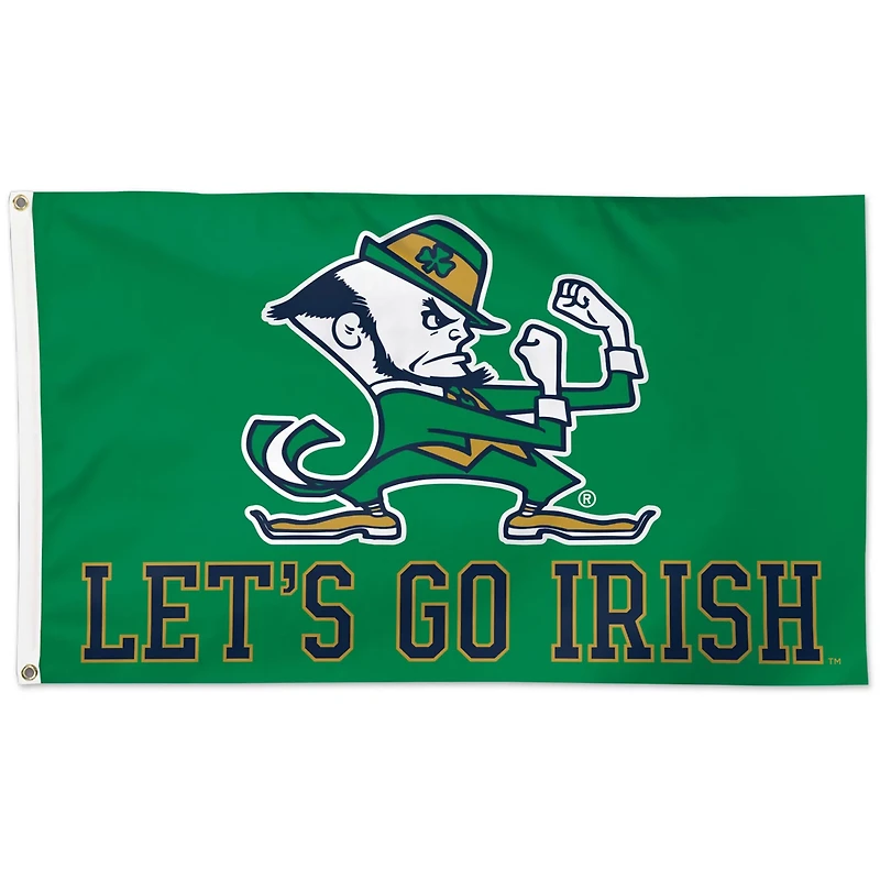 WinCraft Notre Dame Fighting Irish 3' x 5' Mascot One-Sided Flag