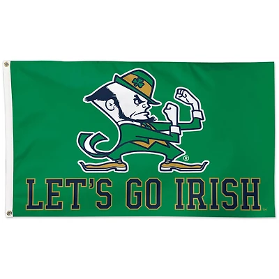WinCraft Notre Dame Fighting Irish 3' x 5' Mascot One-Sided Flag