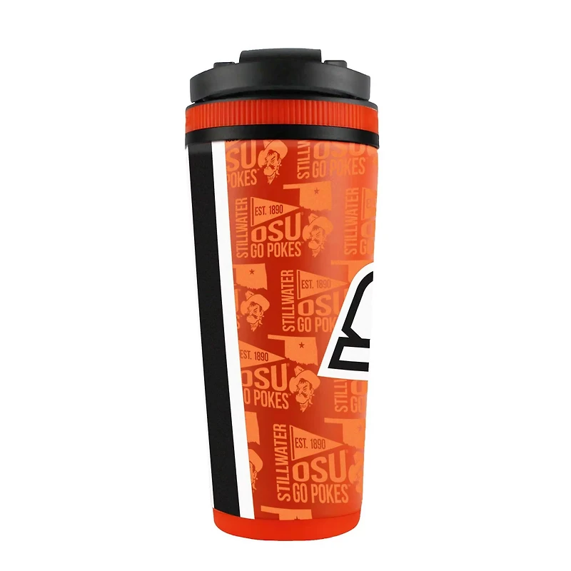 WinCraft Oklahoma State Cowboys 26oz 4D Stainless Steel Ice Shaker Bottle
