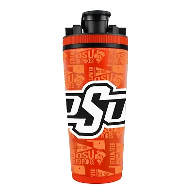WinCraft Oklahoma State Cowboys 26oz 4D Stainless Steel Ice Shaker Bottle