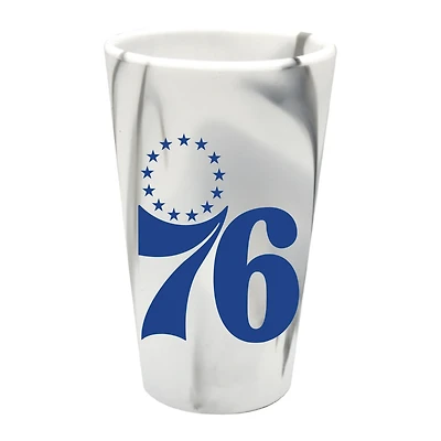 WinCraft Philadelphia 76ers 16oz Fashion Silicone Pint Glass