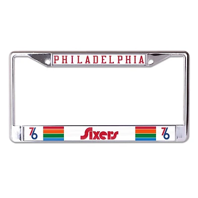 WinCraft Philadelphia 76ers 2024 25 City Edition Laser Cut Metal License Plate Frame