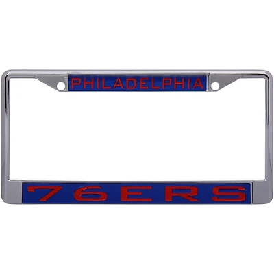 WinCraft Philadelphia 76ers Laser Inlaid Metal License Plate Frame