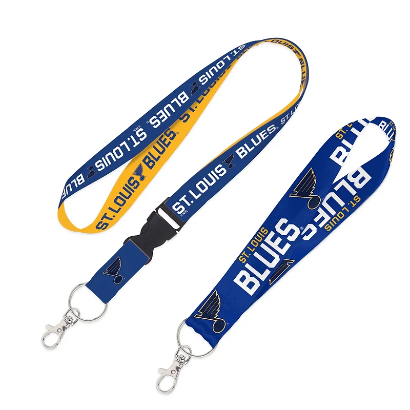 WinCraft St Louis Blues 2-Pack Lanyard with Detachable Buckle  Key Strap Set