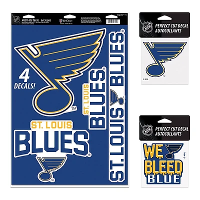 WinCraft St Louis Blues Decal Variety Pack