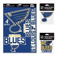 WinCraft St Louis Blues Decal Variety Pack