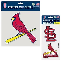 WinCraft St Louis Cardinals Perfect Cut Decal Two-Pack Set