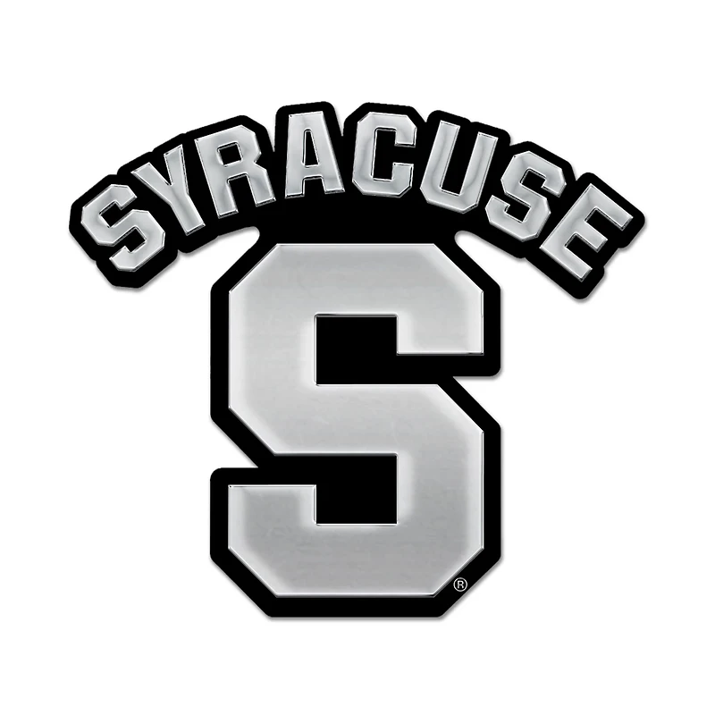 WinCraft Syracuse Team Chrome Car Emblem