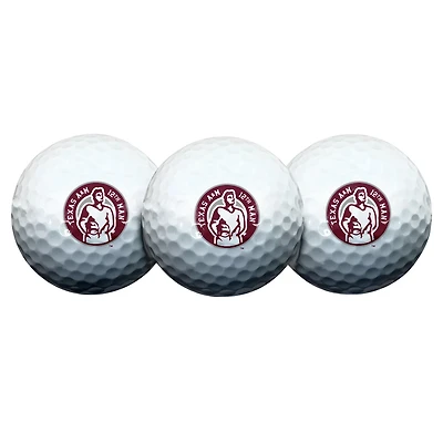 WinCraft Texas AM Aggies 3-Pack Golf Ball Set