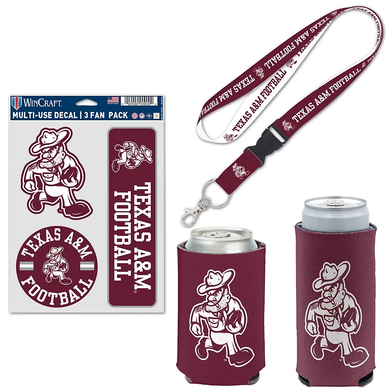 WinCraft Texas AM Aggies Ol' Sarge Fan Pack