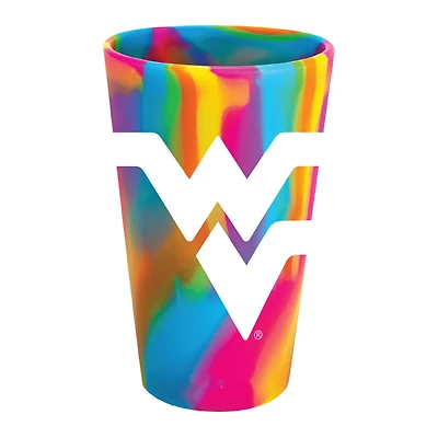 WinCraft West Virginia Mountaineers 16oz Fashion Silicone Pint Glass