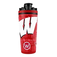WinCraft Wisconsin Badgers 26oz 4D Stainless Steel Ice Shaker Bottle