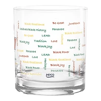 Winston-Salem State Rams 14oz History Month Rocks Glass