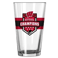 Wisconsin Badgers 2023 NCAA Women's Ice Hockey National Champions 16oz Pint Glass